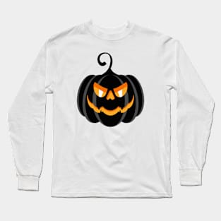 HALLOWEEN DAY SCARY PUMPKIN GOT TREATS DESIGN ILLUSTRATION Long Sleeve T-Shirt